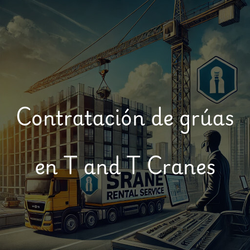 Contratación de grúas en T and T Cranes