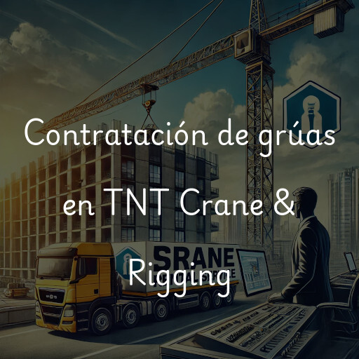 Contratación de grúas en TNT Crane & Rigging