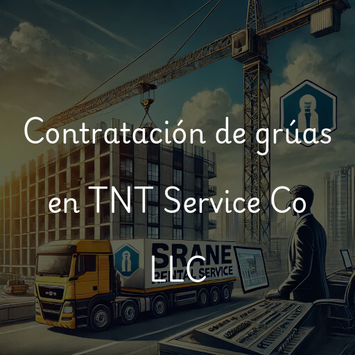 Contratación de grúas en TNT Service Co LLC