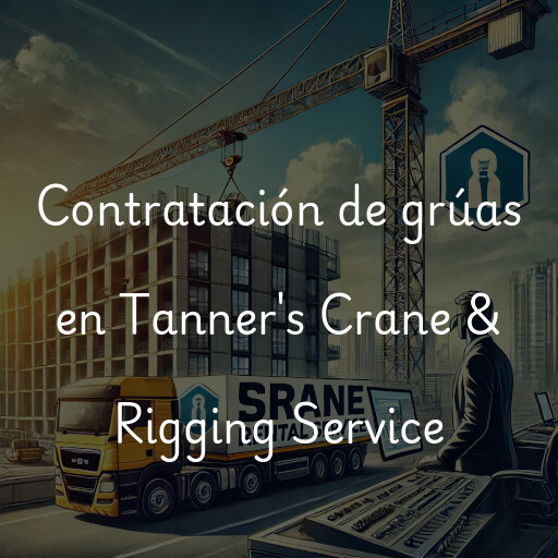 Contratación de grúas en Tanner's Crane & Rigging Service