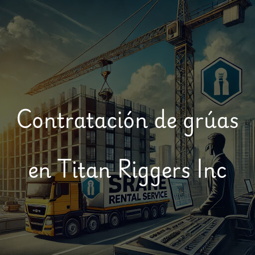 Contratación de grúas en Titan Riggers Inc