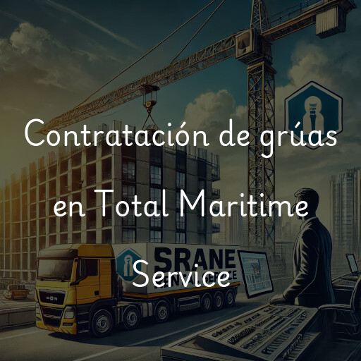 Contratación de grúas en Total Maritime Service