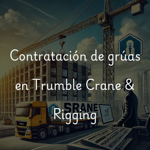 Contratación de grúas en Trumble Crane & Rigging