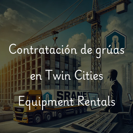 Contratación de grúas en Twin Cities Equipment Rentals