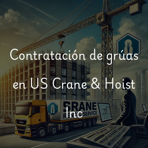 Contratación de grúas en US Crane & Hoist Inc