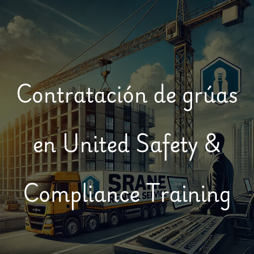 Contratación de grúas en United Safety & Compliance Training