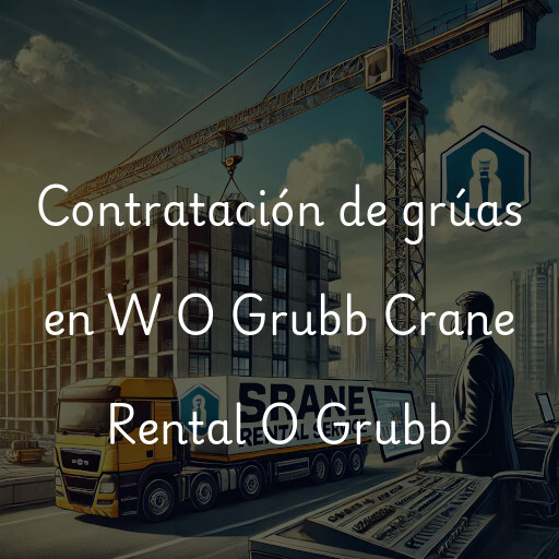 Contratación de grúas en W O Grubb Crane Rental O Grubb