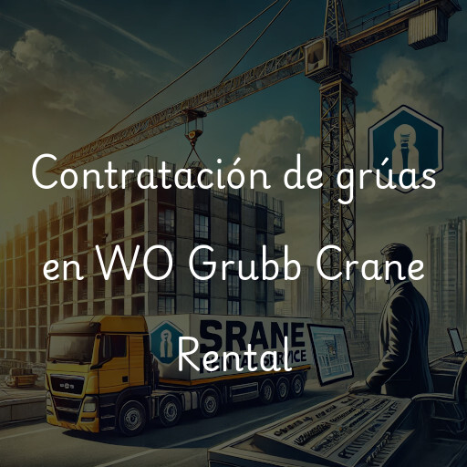 Contratación de grúas en WO Grubb Crane Rental