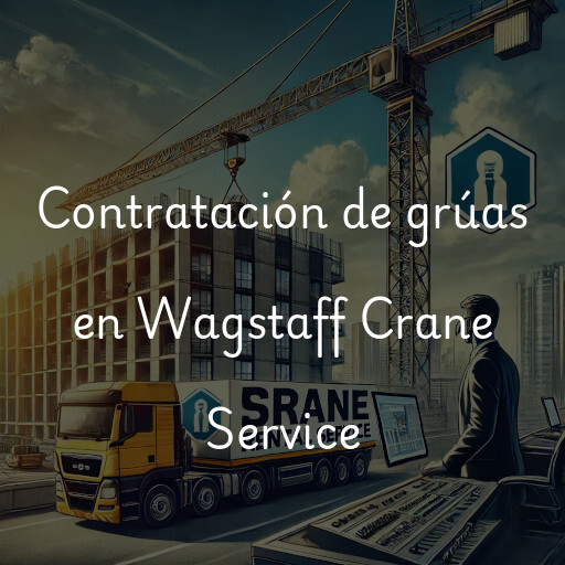 Contratación de grúas en Wagstaff Crane Service