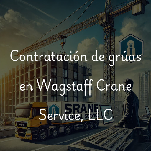 Contratación de grúas en Wagstaff Crane Service, LLC