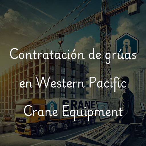 Contratación de grúas en Western Pacific Crane Equipment