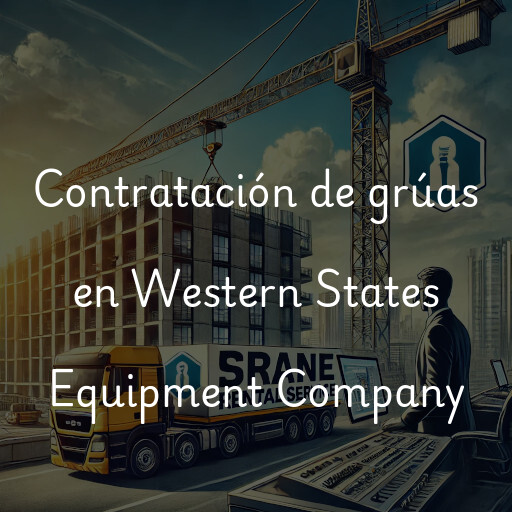 Contratación de grúas en Western States Equipment Company