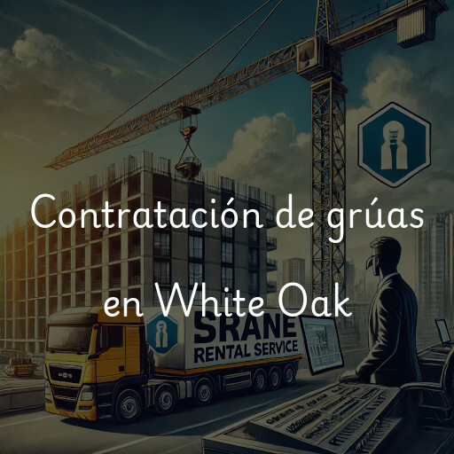 Contratación de grúas en White Oak