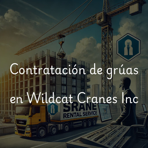 Contratación de grúas en Wildcat Cranes Inc