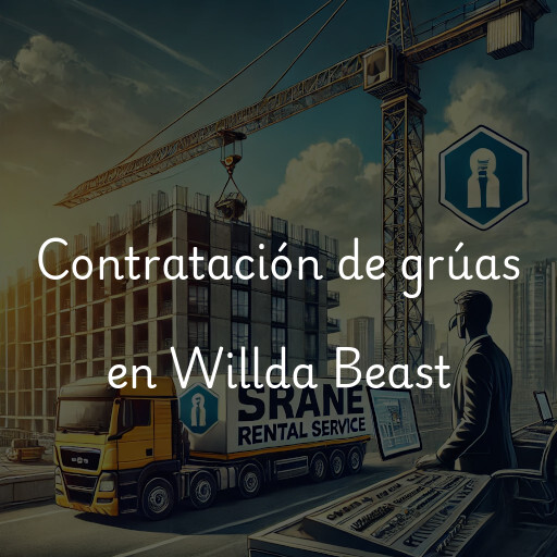 Contratación de grúas en Willda Beast