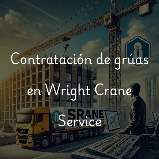 Contratación de grúas en Wright Crane Service