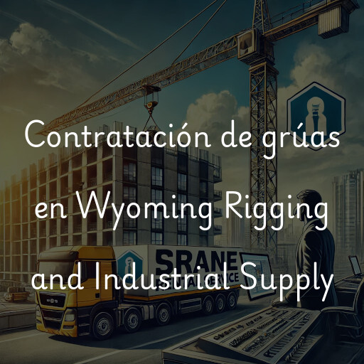 Contratación de grúas en Wyoming Rigging and Industrial Supply