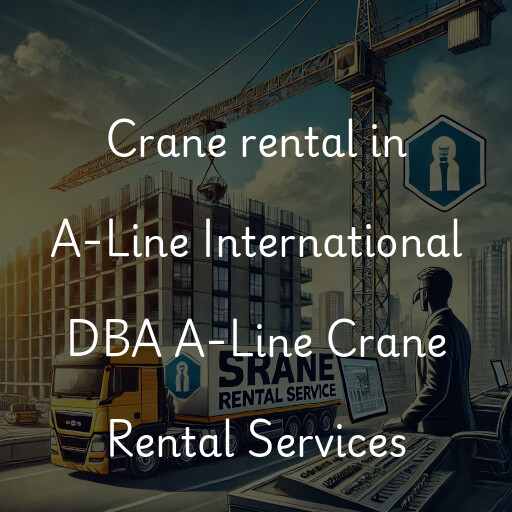 Crane rental in A-Line International DBA A-Line Crane Rental Services