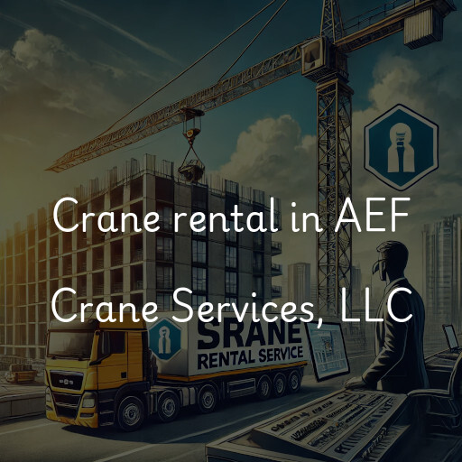 Crane rental in AEF Crane Services, LLC