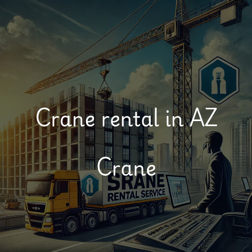 Crane rental in AZ Crane