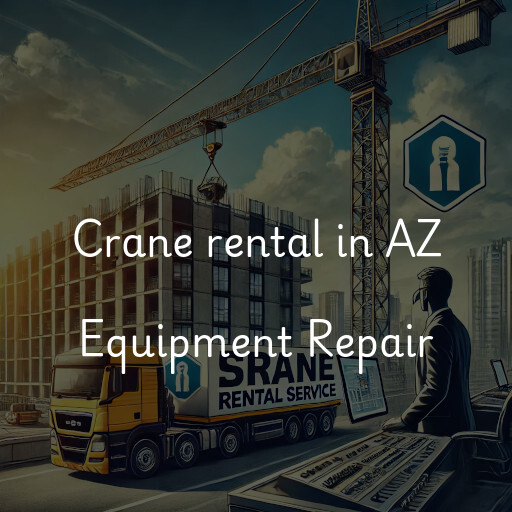 Crane rental in AZ Equipment Repair