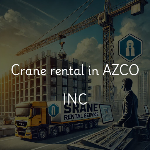 Crane rental in AZCO INC