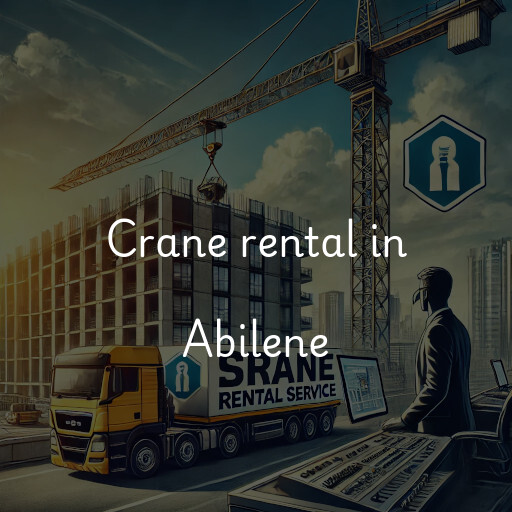 Crane rental in Abilene