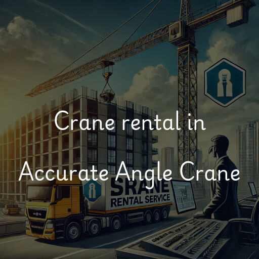 Crane rental in Accurate Angle Crane