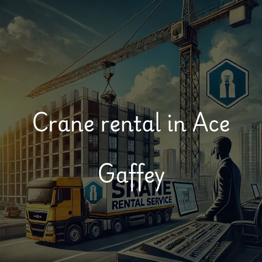 Crane rental in Ace Gaffey