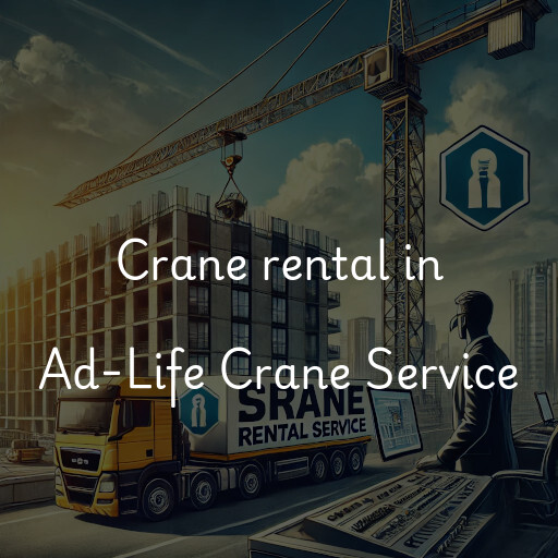 Crane rental in Ad-Life Crane Service