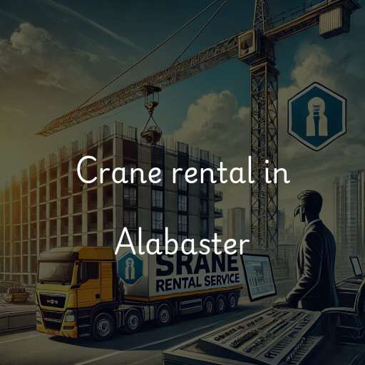 Crane rental in Alabaster