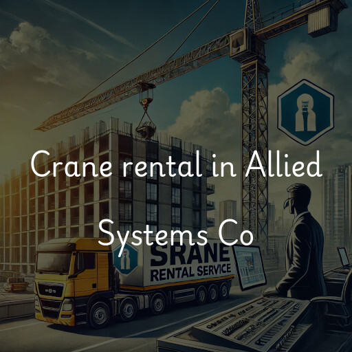 Crane rental in Allied Systems Co