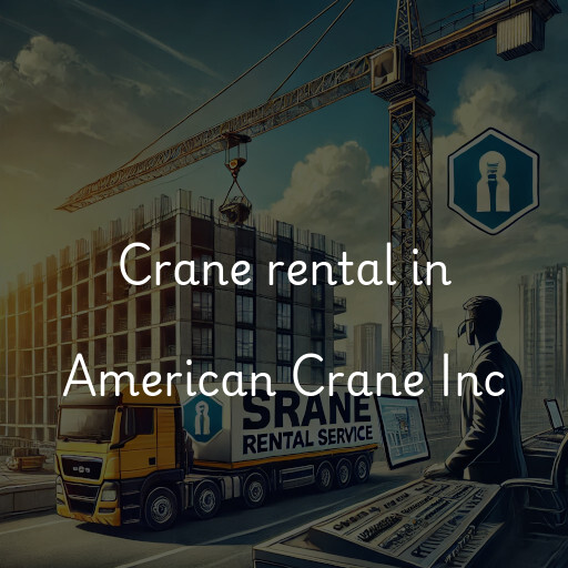 Crane rental in American Crane Inc