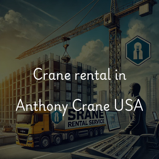 Crane rental in Anthony Crane USA