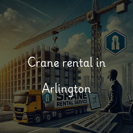 Crane rental in Arlington