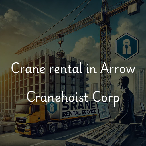 Crane rental in Arrow Cranehoist Corp