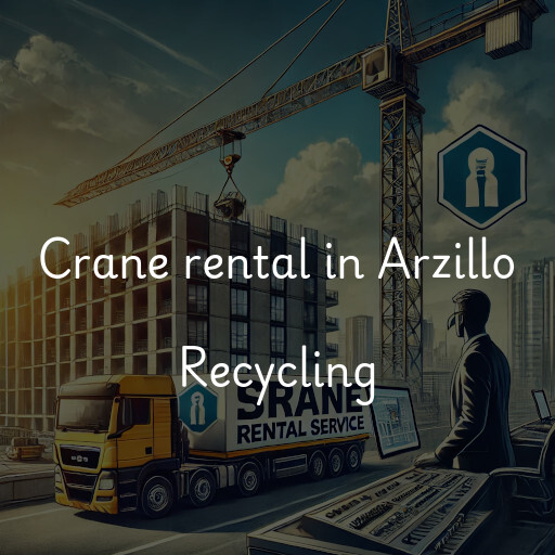 Crane rental in Arzillo Recycling