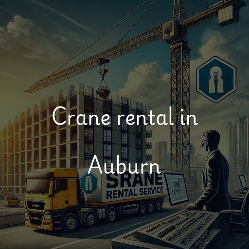 Crane rental in Auburn