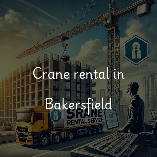 Crane rental in Bakersfield