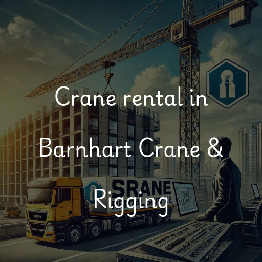 Crane rental in Barnhart Crane & Rigging