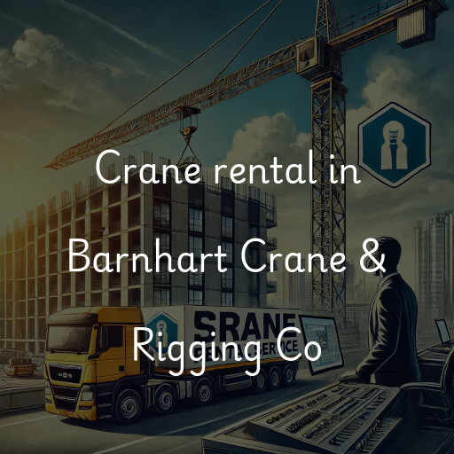 Crane rental in Barnhart Crane & Rigging Co