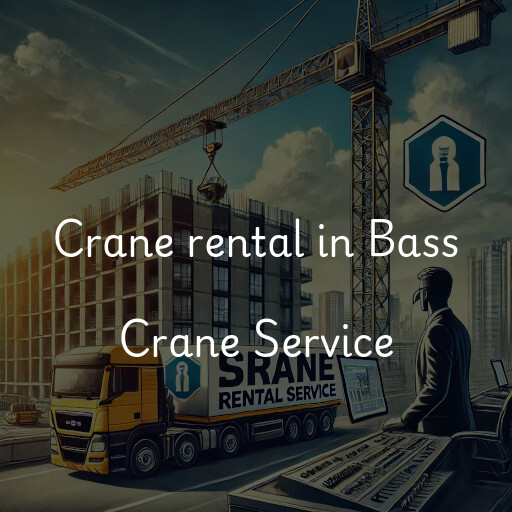 Crane rental in Bass Crane Service