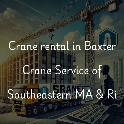 Crane rental in Baxter Crane Service of Southeastern MA & Ri