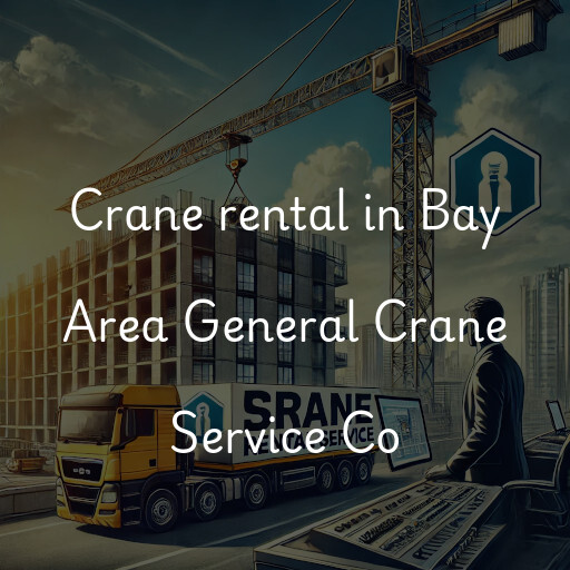 Crane rental in Bay Area General Crane Service Co