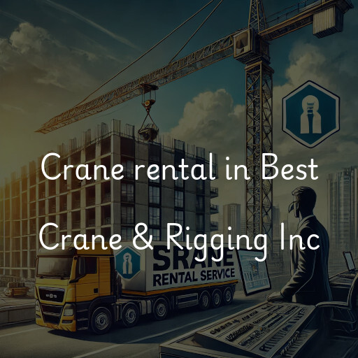 Crane rental in Best Crane & Rigging Inc