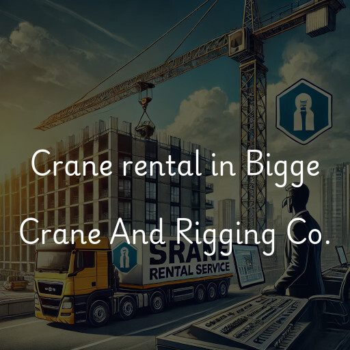 Crane rental in Bigge Crane And Rigging Co.