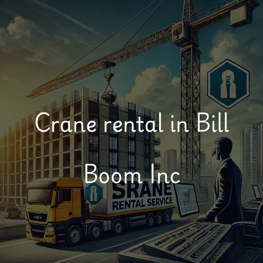 Crane rental in Bill Boom Inc