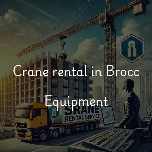 Crane rental in Brocc Equipment