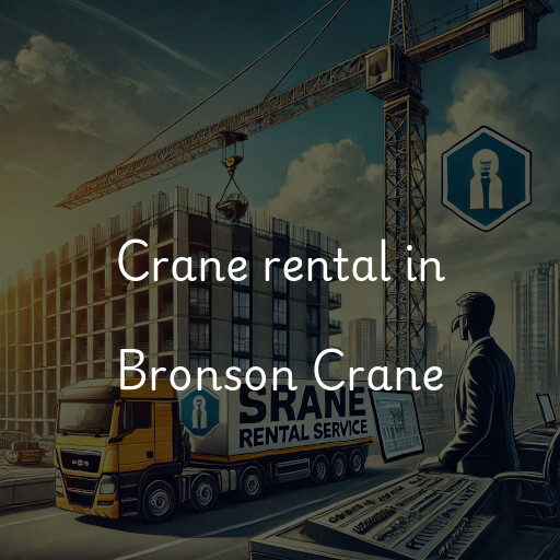 Crane rental in Bronson Crane