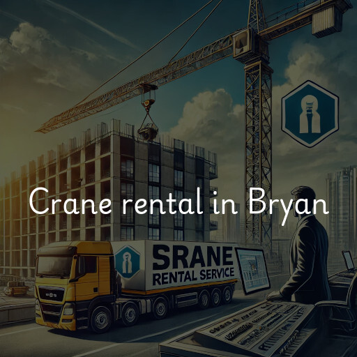 Crane rental in Bryan